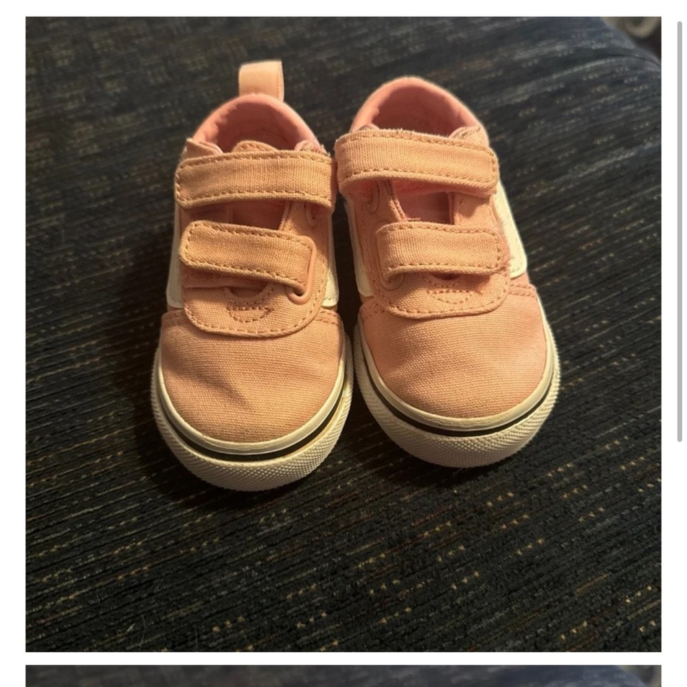 Vans Pink Sneakers Slip-On Velcro